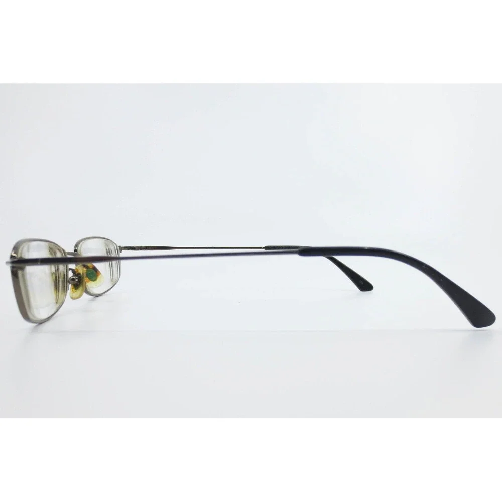 Marchon M512 033 Gunmetal Rectangular Metal Eyeglasses Frames 51-18-140